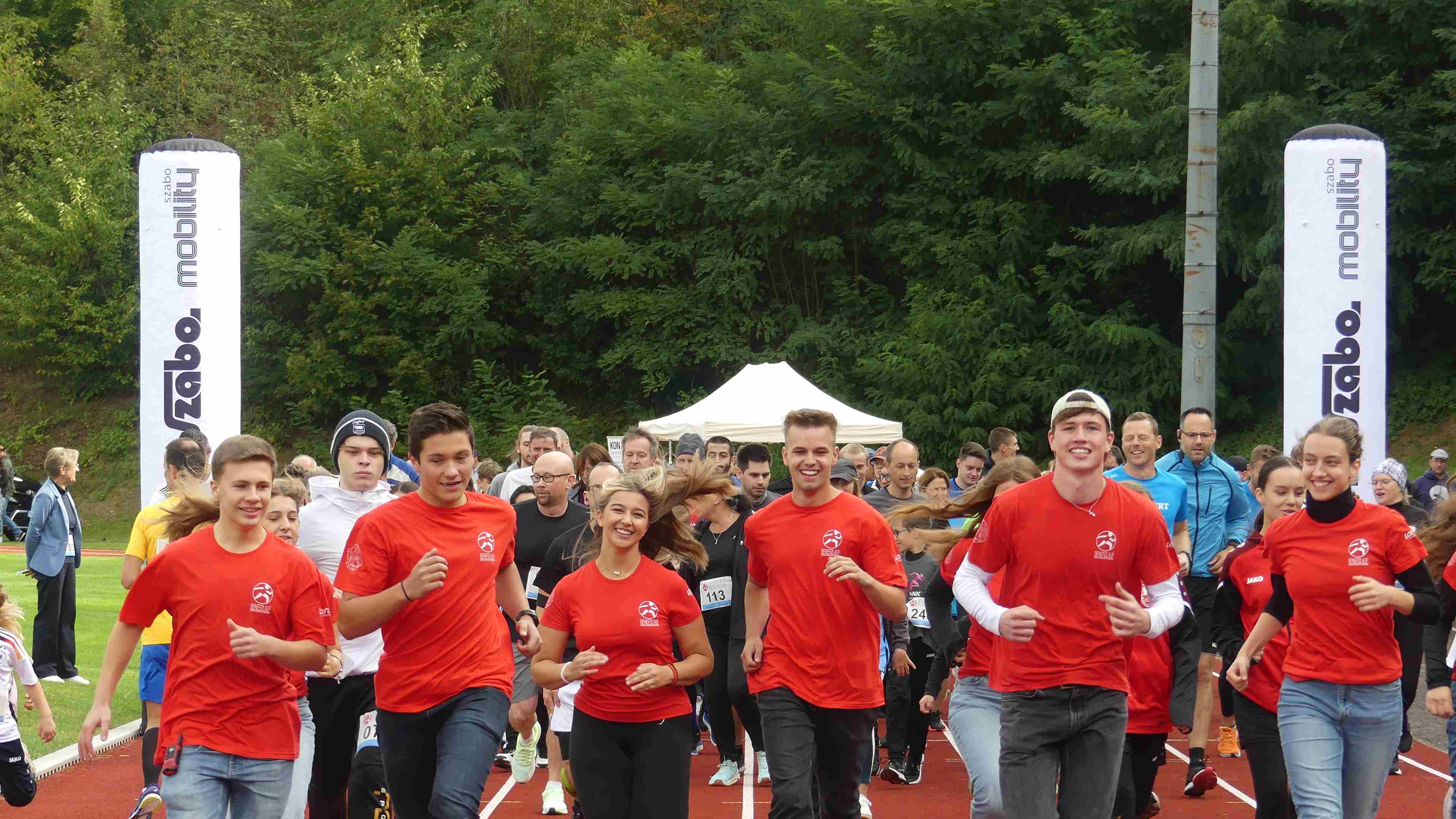 Bild vom 14. Benefizlauf im Jahr 2024. Dies ist das 1. Bild.